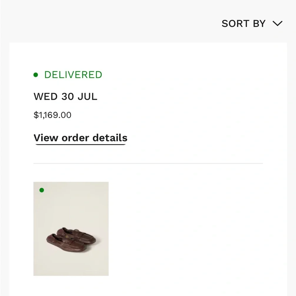 Miu Miu Rouched back Nappa Leather Brown Loafers - Picture 5 of 16